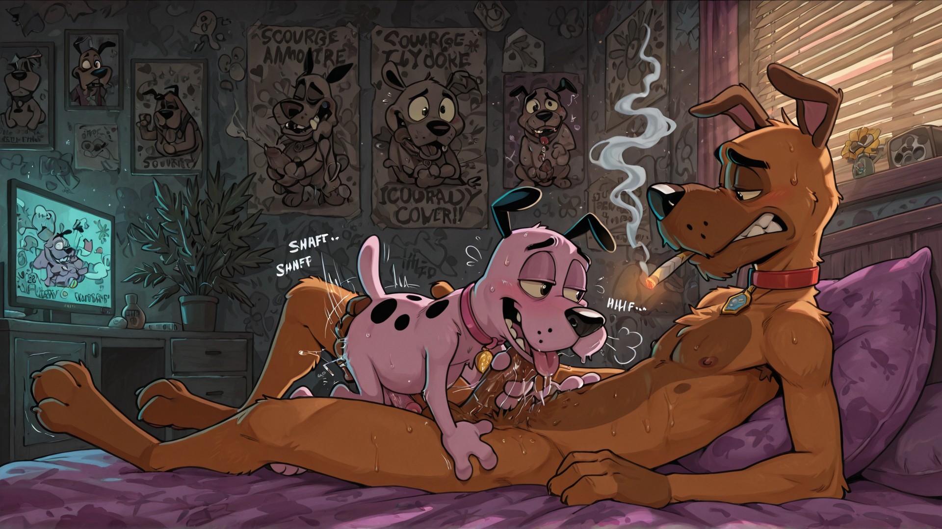 Courage the Cowardly Dog Stoner Seduction