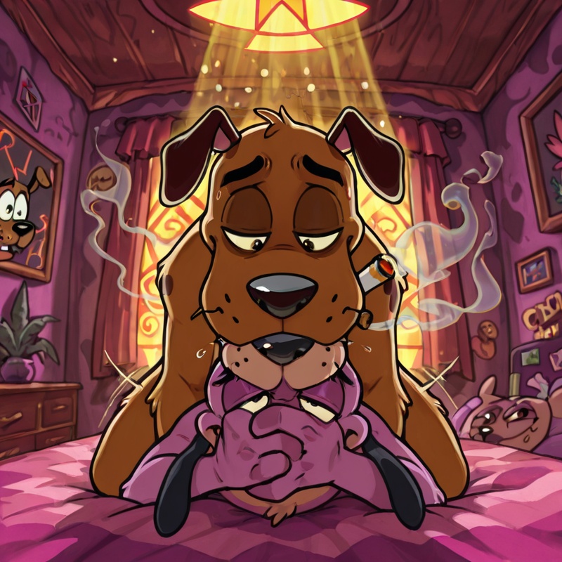 Gay Courage the Cowardly Dog Stoner Moment