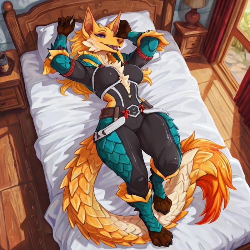 Stygian Zinogre Monster Hunter Lying Down