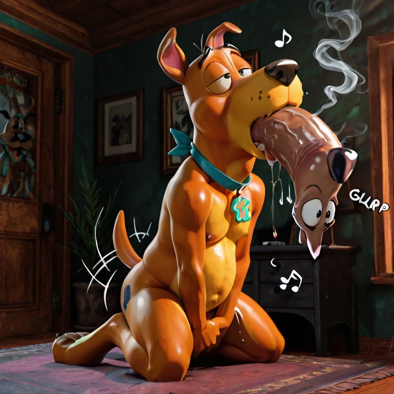 Realistic, 3d, Male, Toony, Courage The Cowardly Dog, Scooby Doo