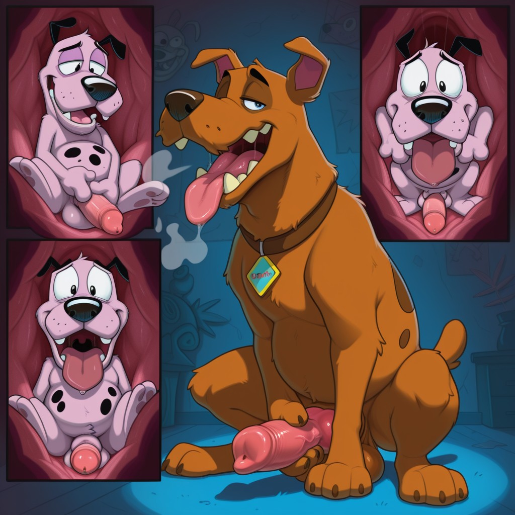 Courage the Cowardly Dog Art