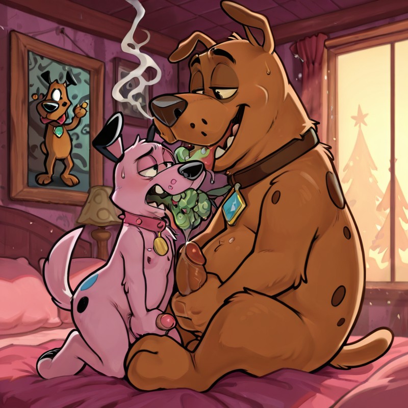 Courage the Cowardly Dog Indulges in Stoner Romance