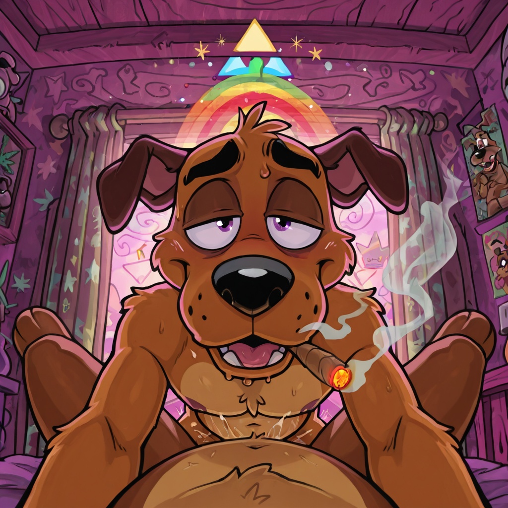 Courage the Cowardly Dog and Scooby Doo Together