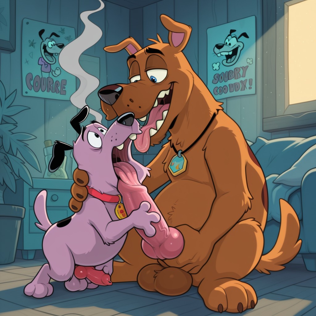 Courage the Cowardly Dog and Stoner Friend Toony