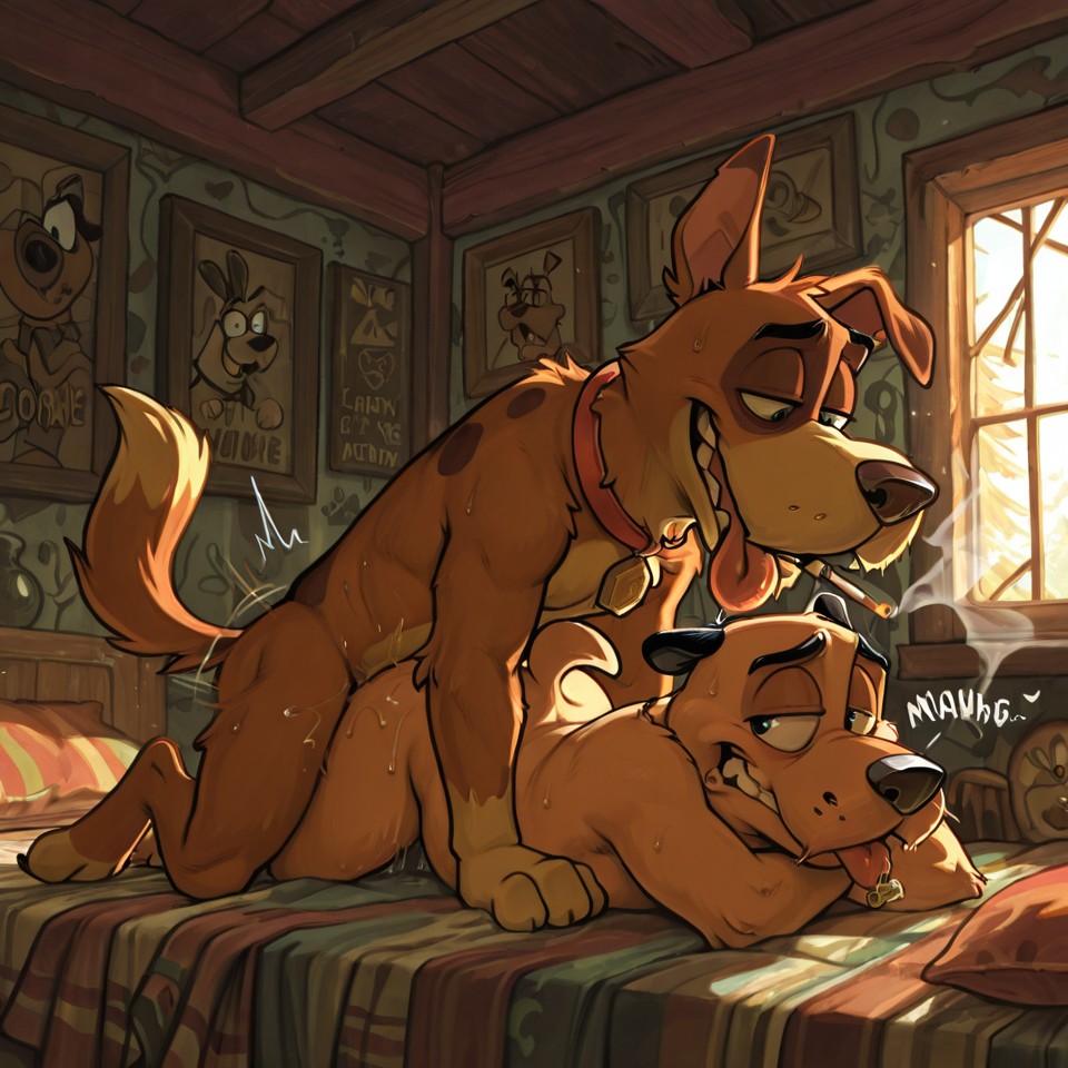 Courage the Cowardly Dog Anthro Portrait