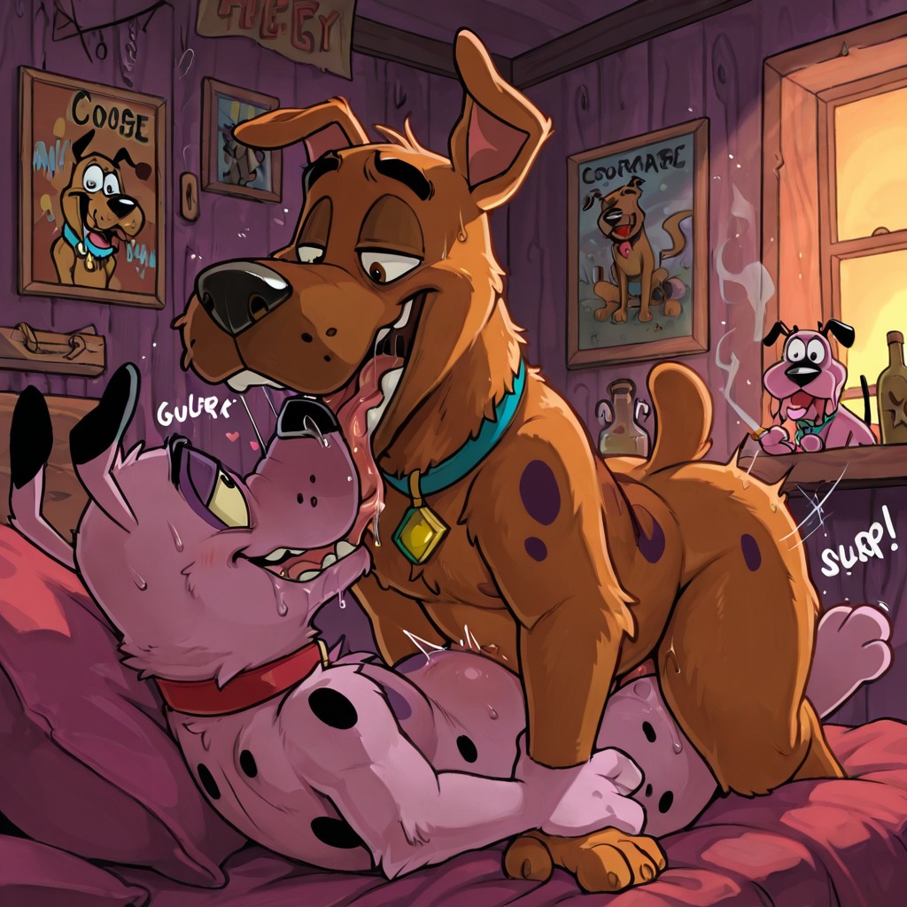 Courage the Cowardly Dog Stoner Portrait