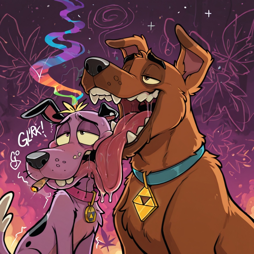 Courage the Cowardly Dog and Scooby-Doo Vore Scene