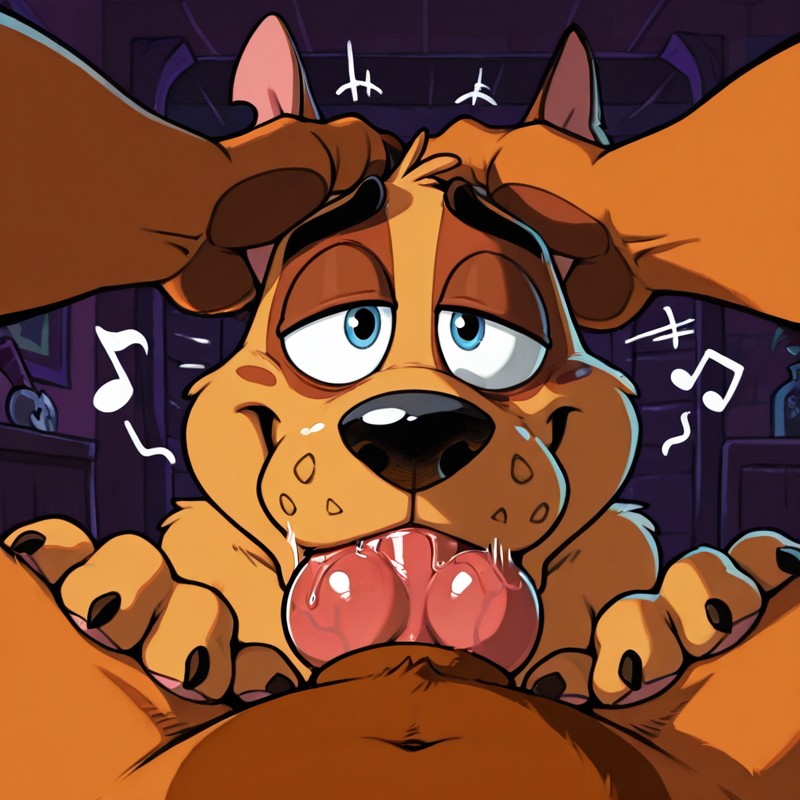 Courage the Cowardly Dog Portrait