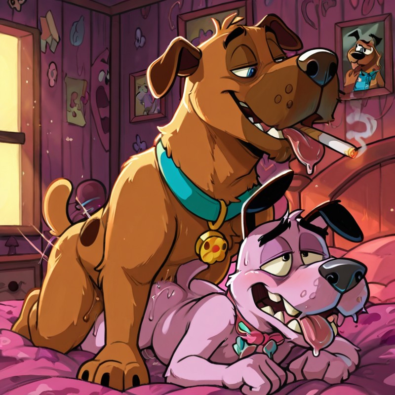 Courage the Cowardly Dog Furry Art