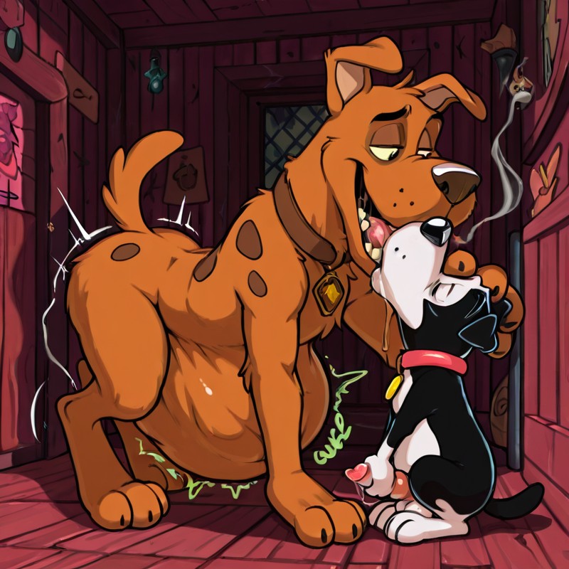 Courage the Cowardly Dog in Surreal Adventure