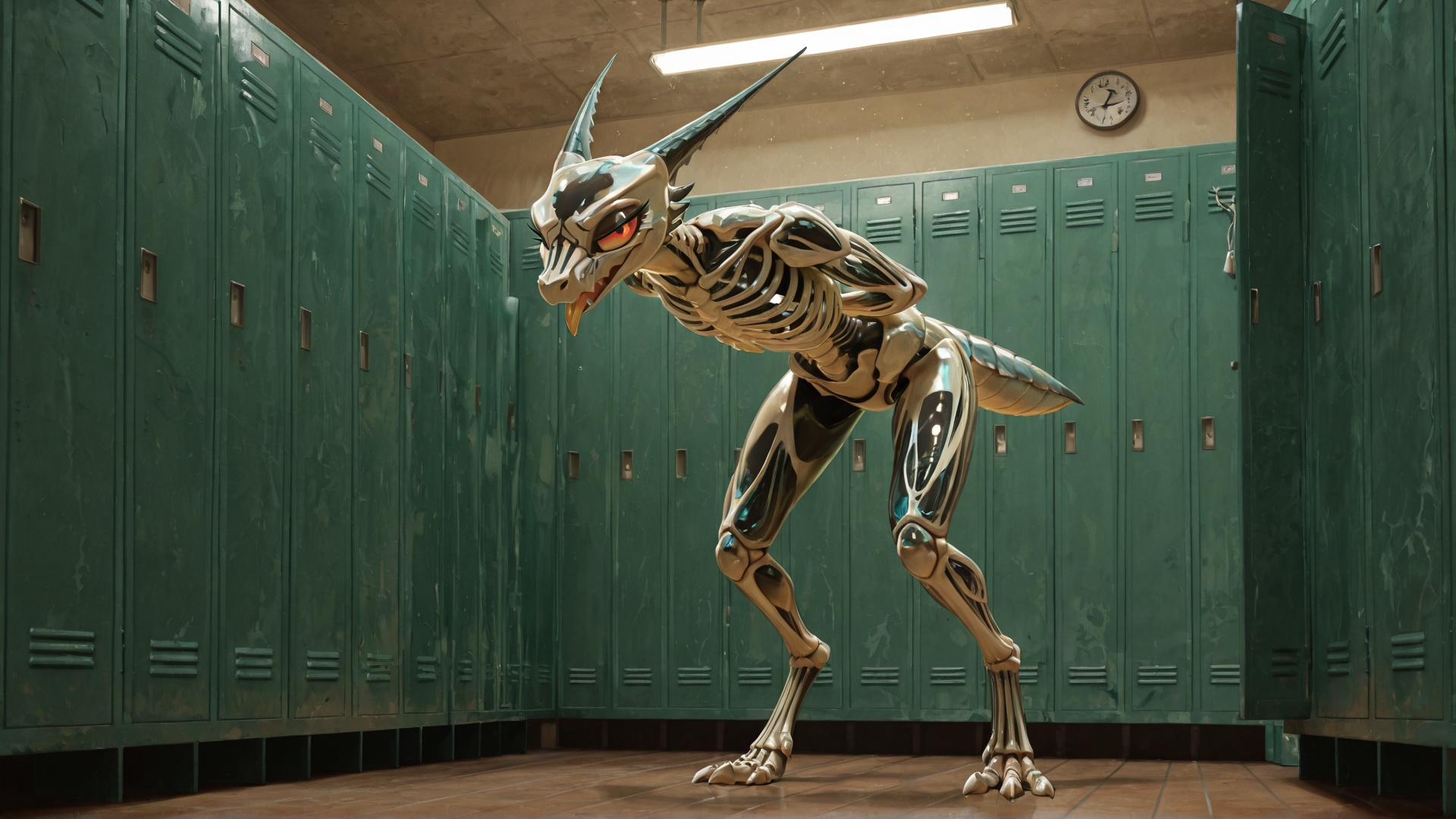 Mantis Kobold Hybrid in Locker Room