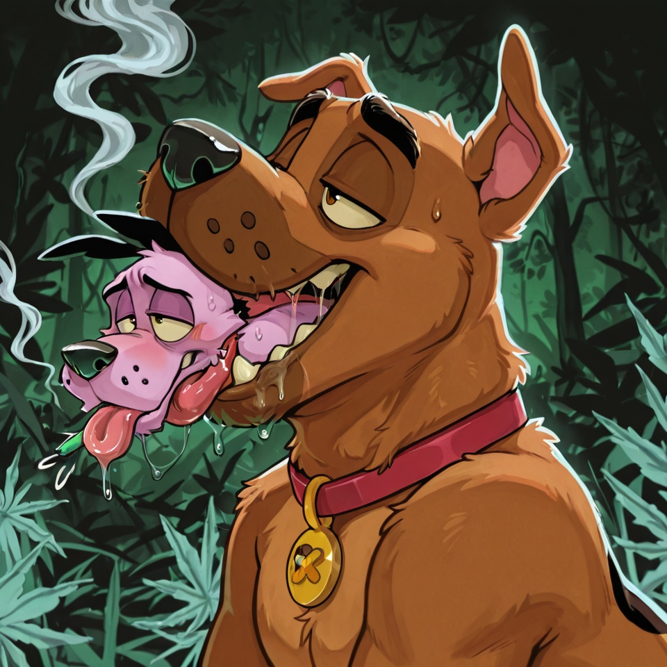 Courage the Cowardly Dog: Stoned Canine Adventure Anthro