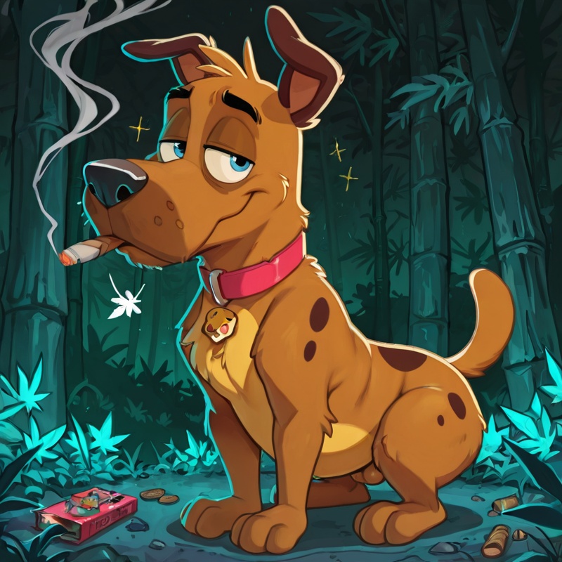 Courage the Cowardly Dog Stoned in Scooby-Doo Parody