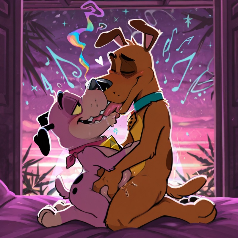 Courage the Cowardly Dog and Scooby-Doo Adventure