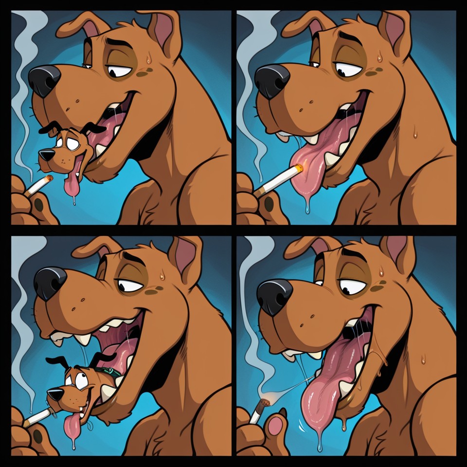 Scooby and Courage: A Curious Encounter