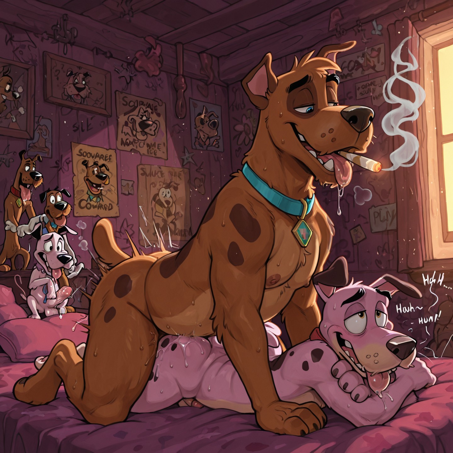Courage the Cowardly Dog Stoner Seduction Courage The Cowardly