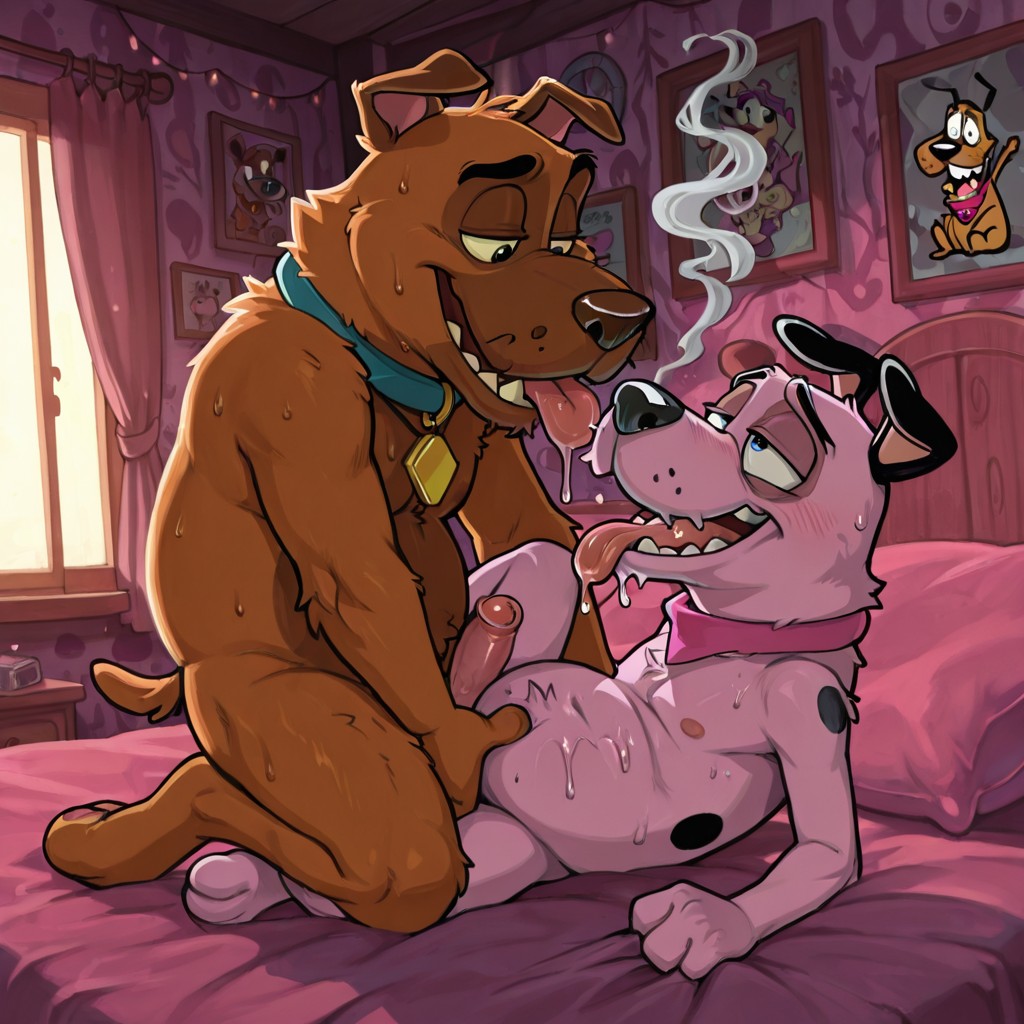 Courage the Cowardly Dog Anthro Portrait