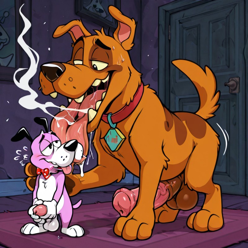 Courage the Cowardly Dog Stoner Scene Swallowing Sound Effect