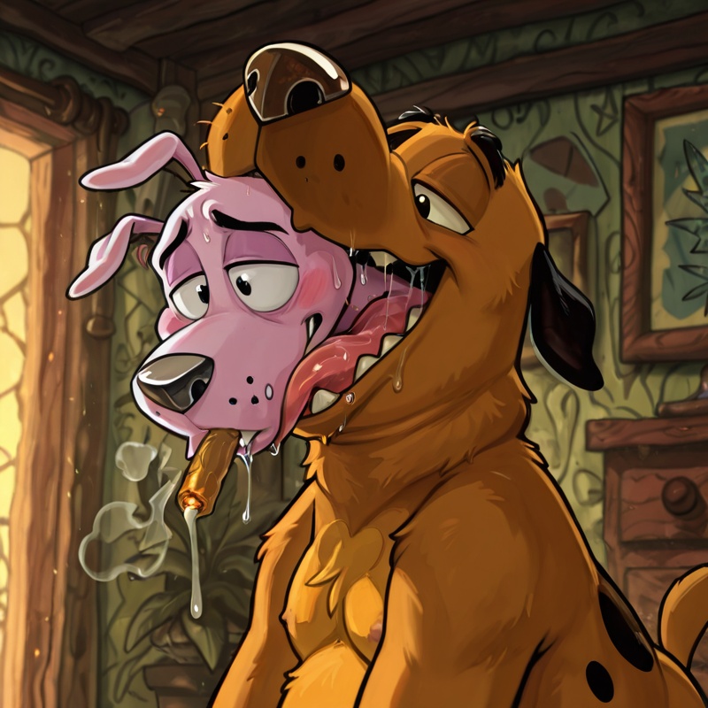 Courage the Cowardly Dog Stoned Anthro Adventure