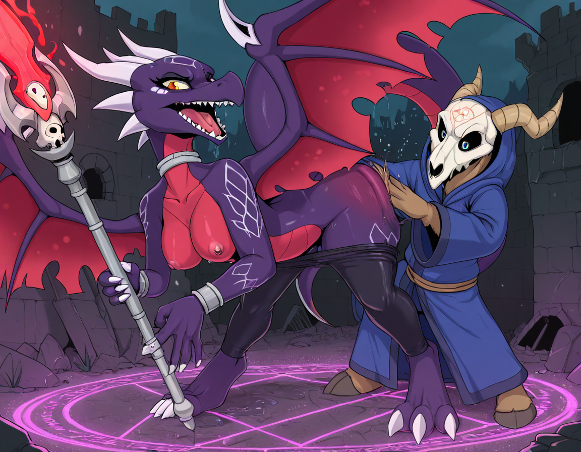 Corrupted Cynder in Ruined Castle