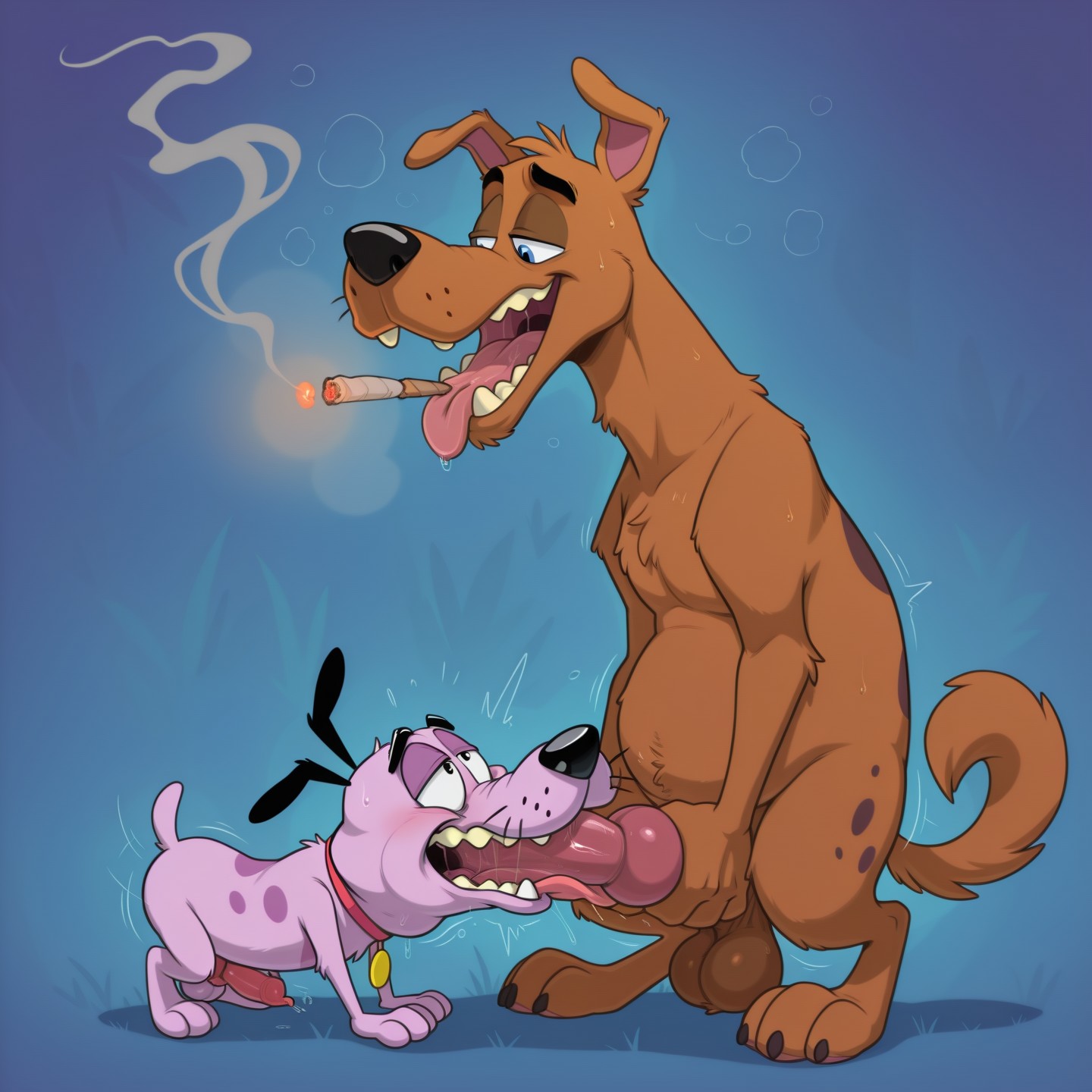 Courage the Cowardly Dog Stoner Moment Gmeplau