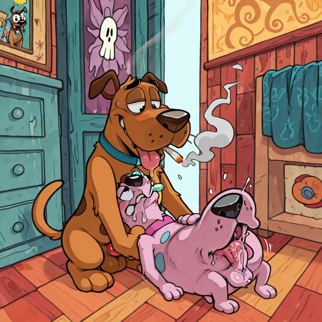 Courage the Cowardly Dog Stoner Moment Sexy Vorny