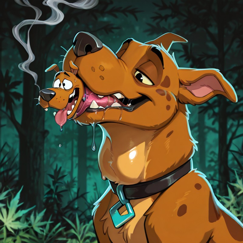 Scooby Doo Swallowing Courage Whole Swallowing Courage The Cowardly Dog