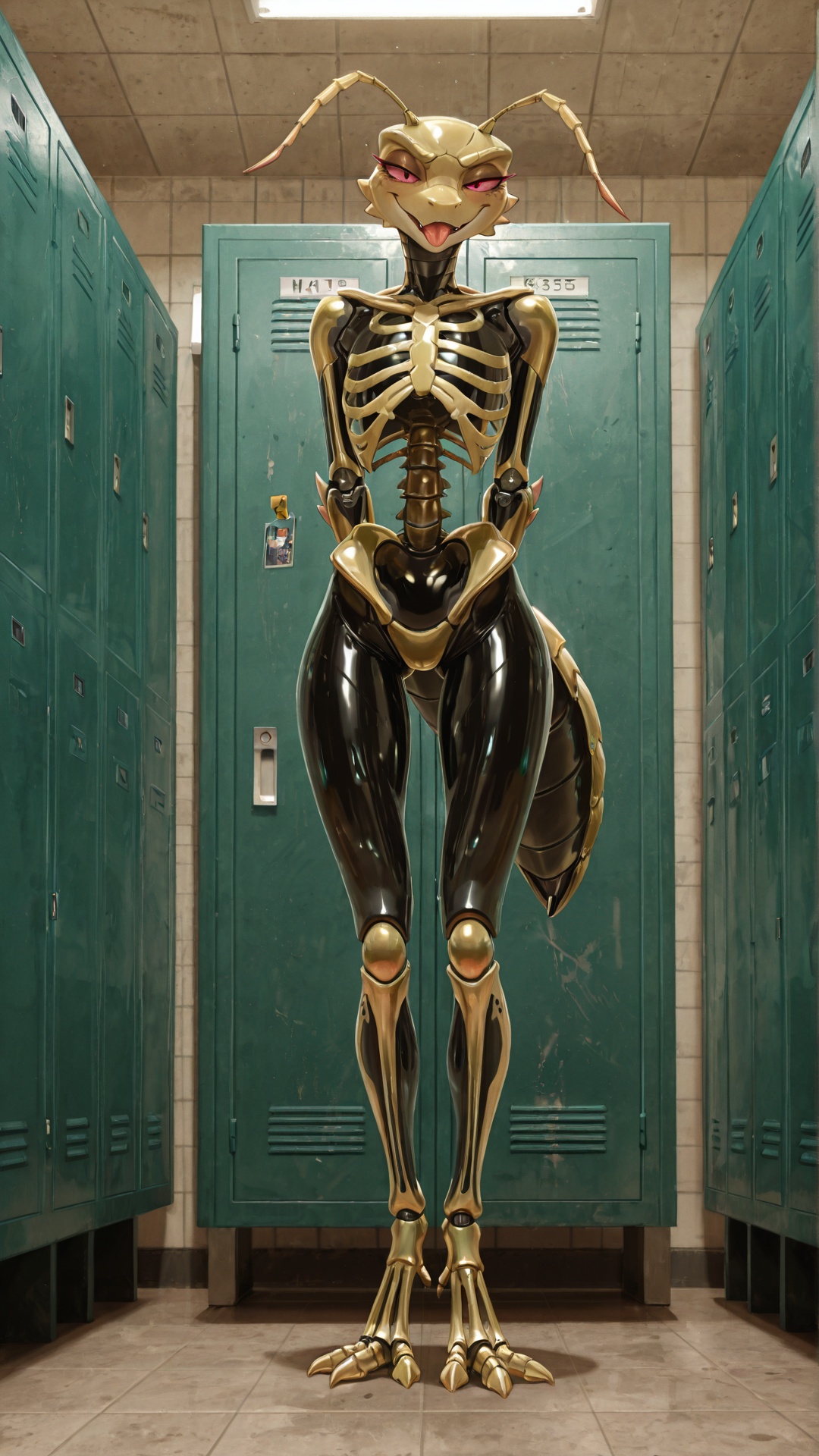 Mantis Kobold Hybrid in Locker Room