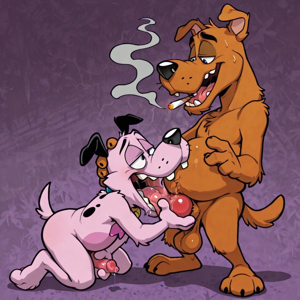 Courage the Cowardly Dog Stoner Adventure Tasteful