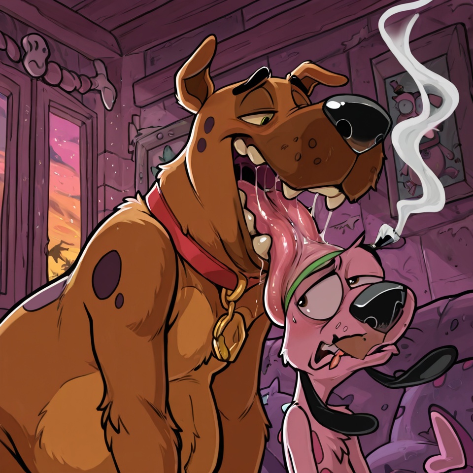 Courage the Cowardly Dog: Stoned and Nude Vore Scene