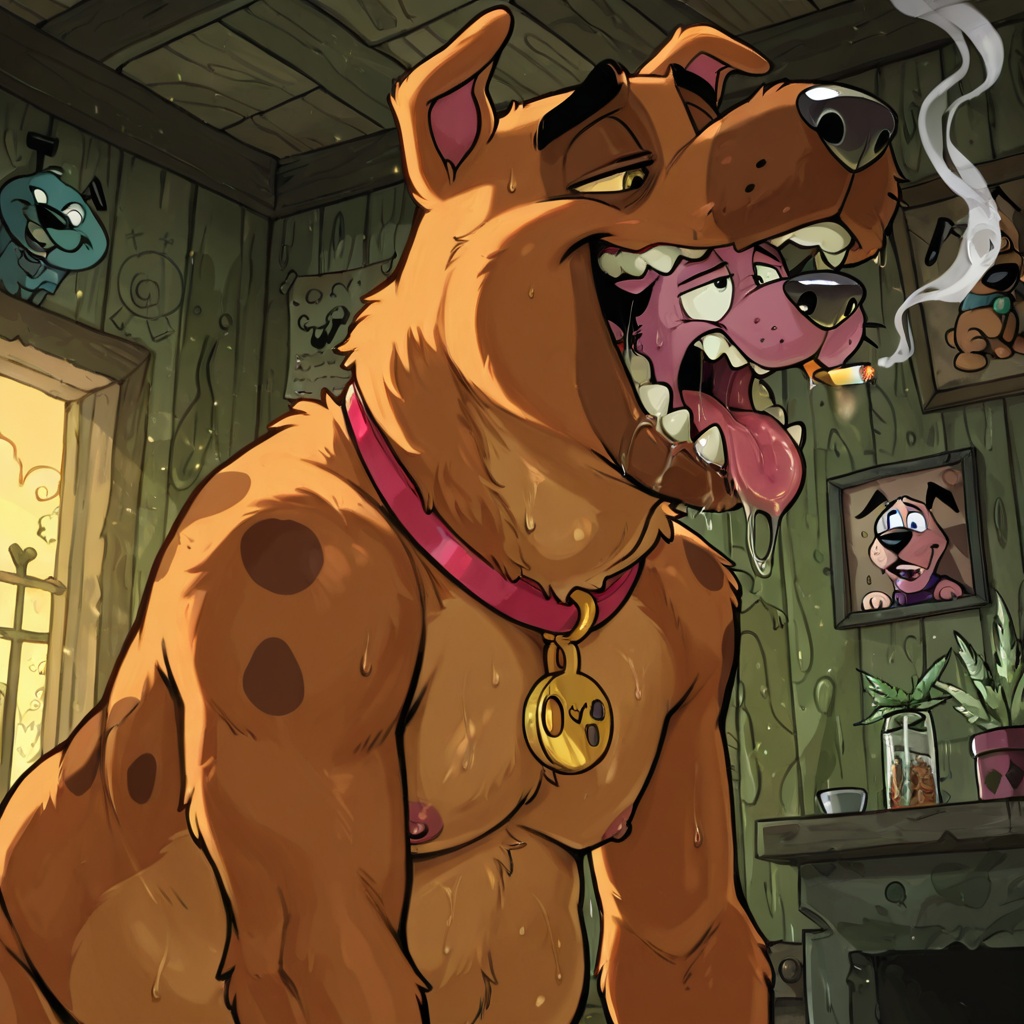 Courage the Cowardly Dog Stoned Nude Scene
