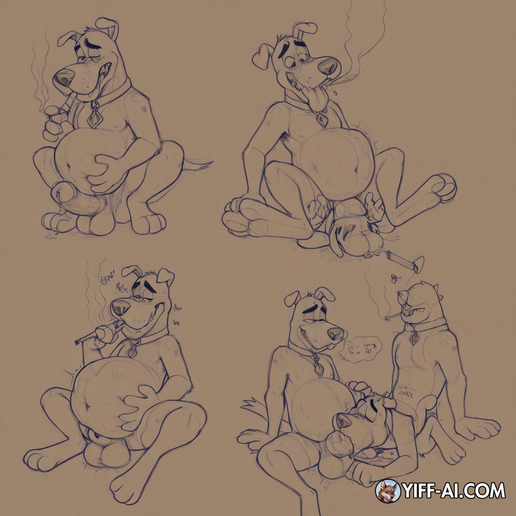 Courage the Cowardly Dog: Stoner Vore Scene Gangbang