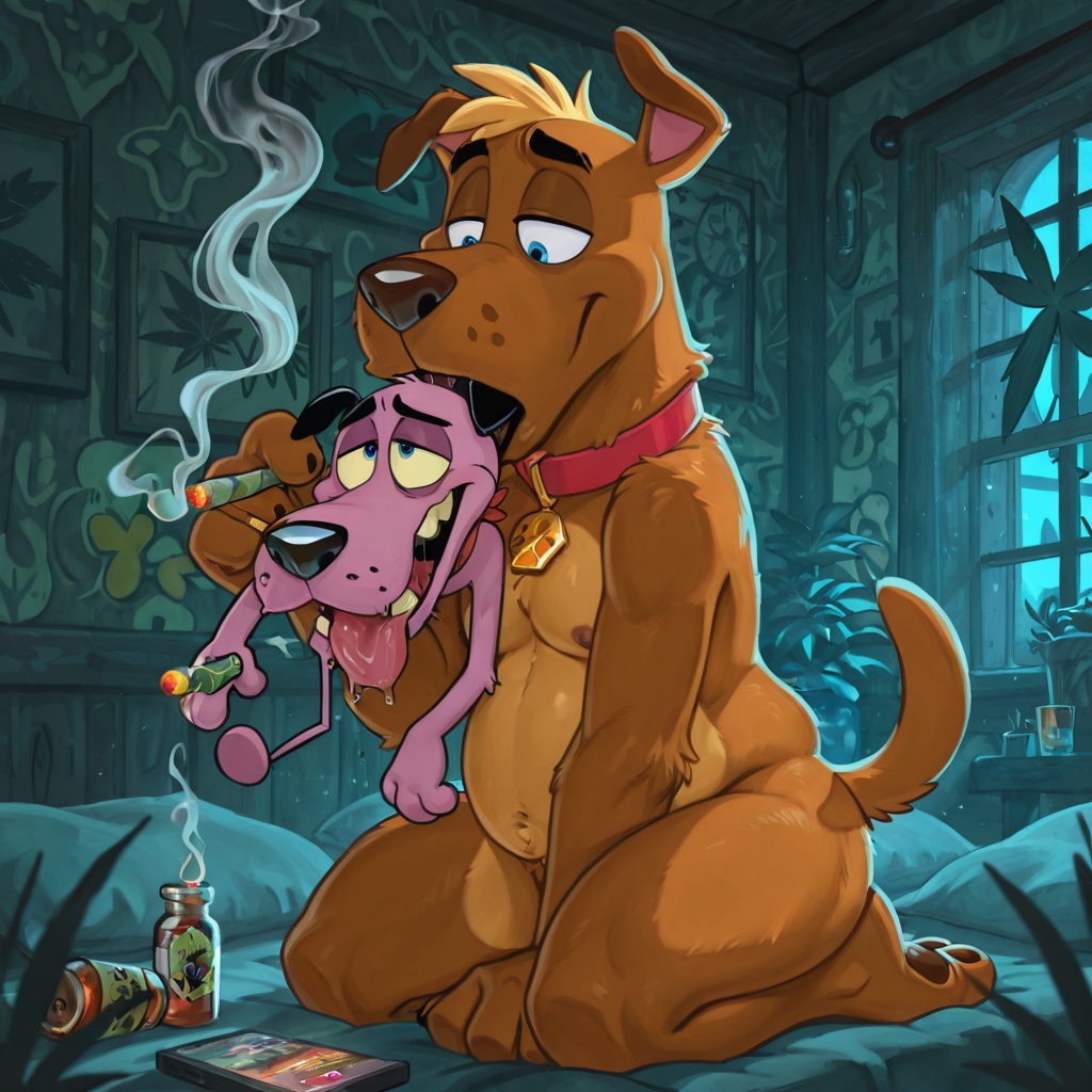 Courage the Cowardly Dog Stoned and Seductive