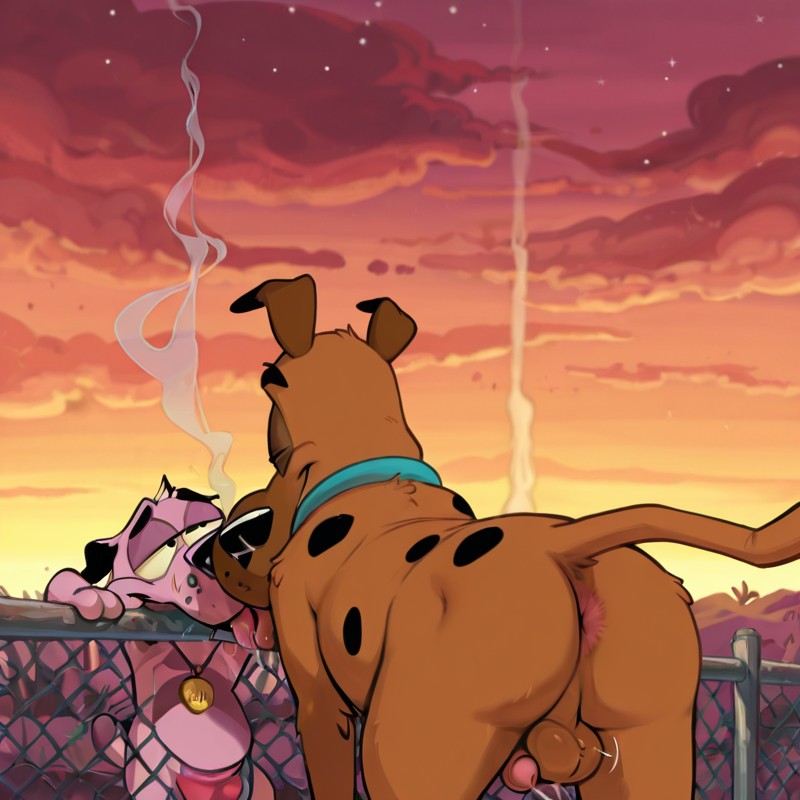 Toony Courage the Cowardly Dog Stoner Scene
