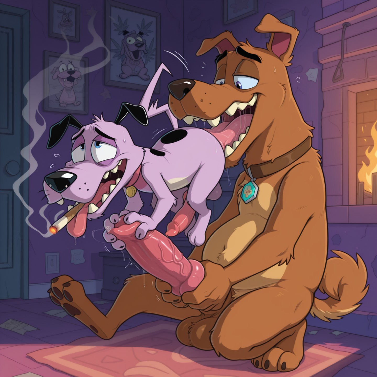 Courage the Cowardly Dog Stoner Moment