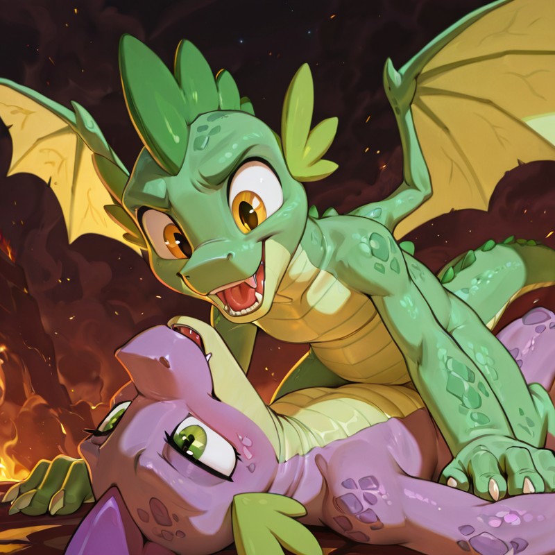 Spike the Friendly Dragon