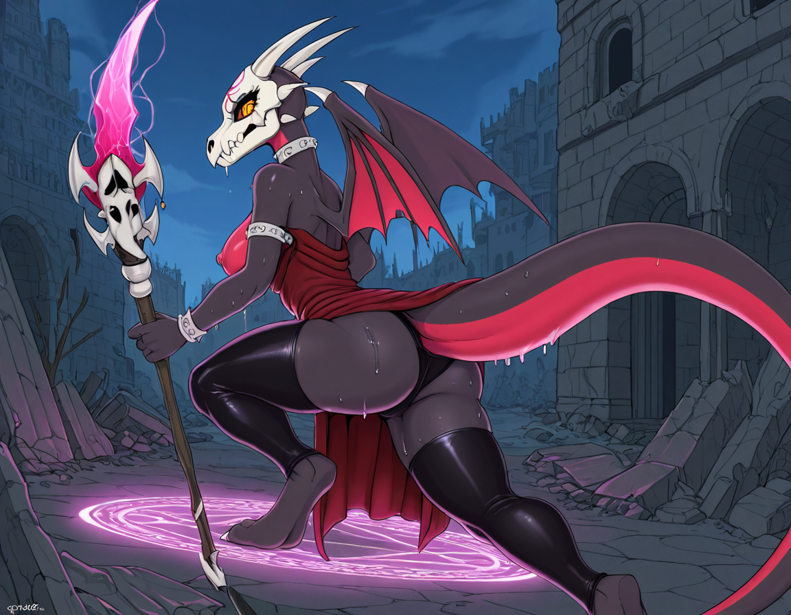 Corrupted Cynder in Ruined Castle