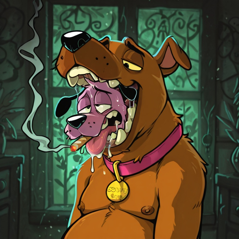 Courage the Cowardly Dog Stoned Nude Male Scene