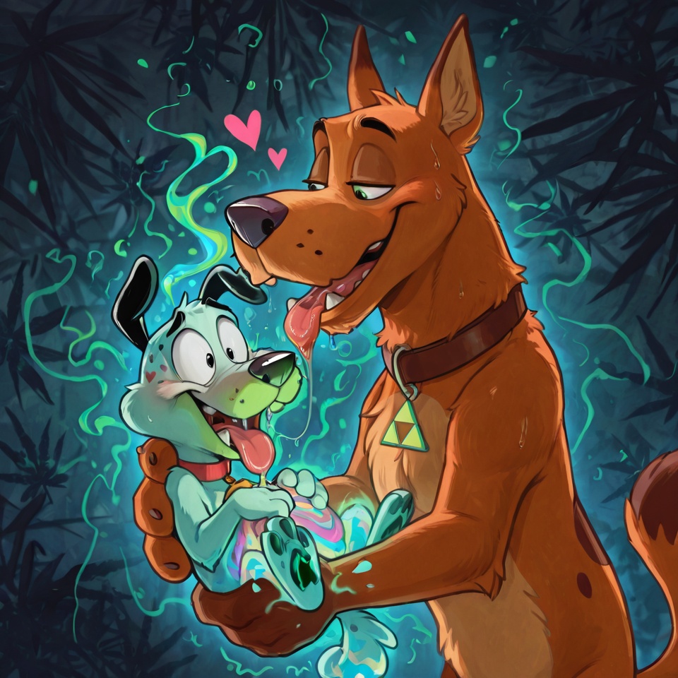 Courage the Cowardly Dog Furry Art