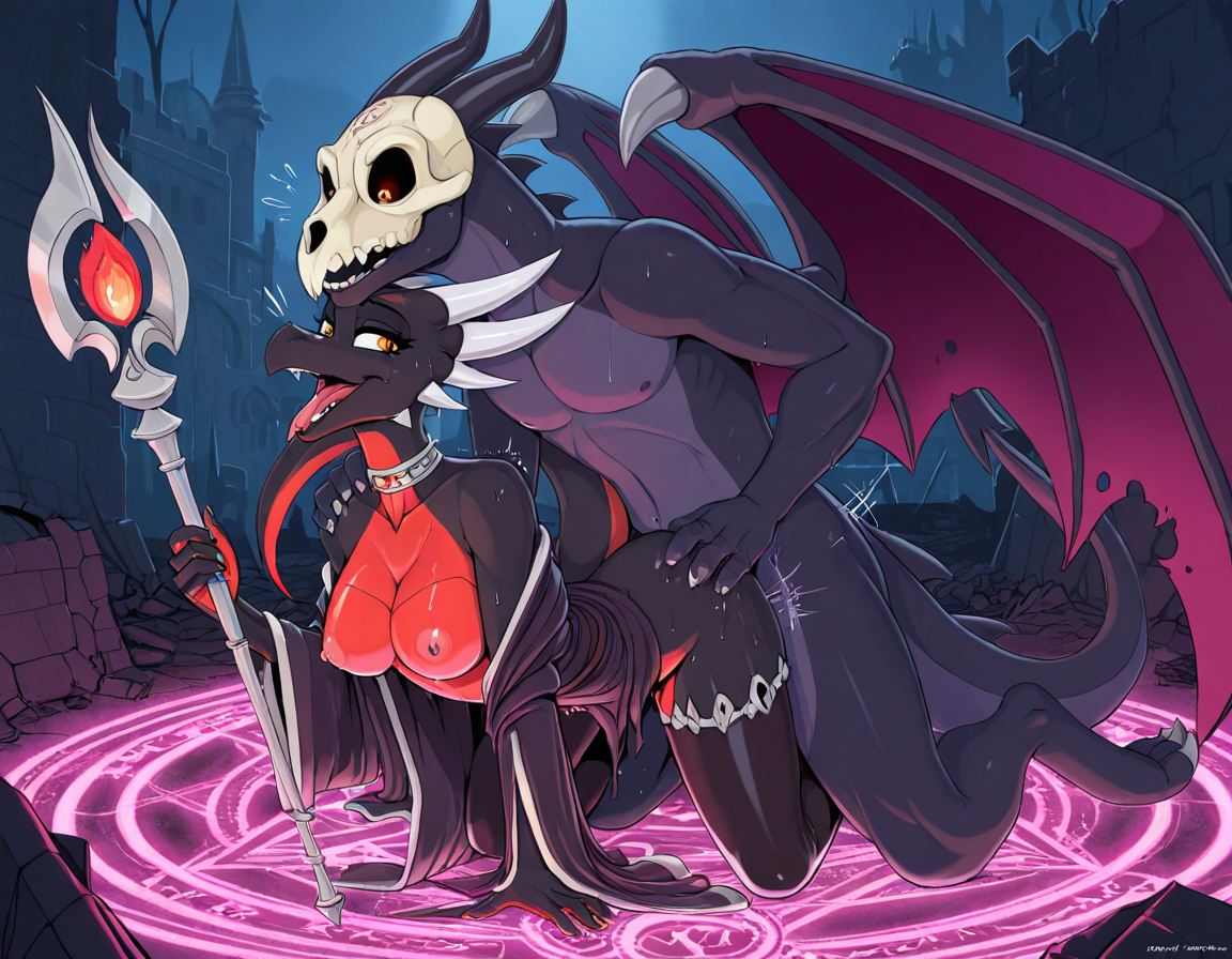 Corrupted Cynder in Ruined Castle