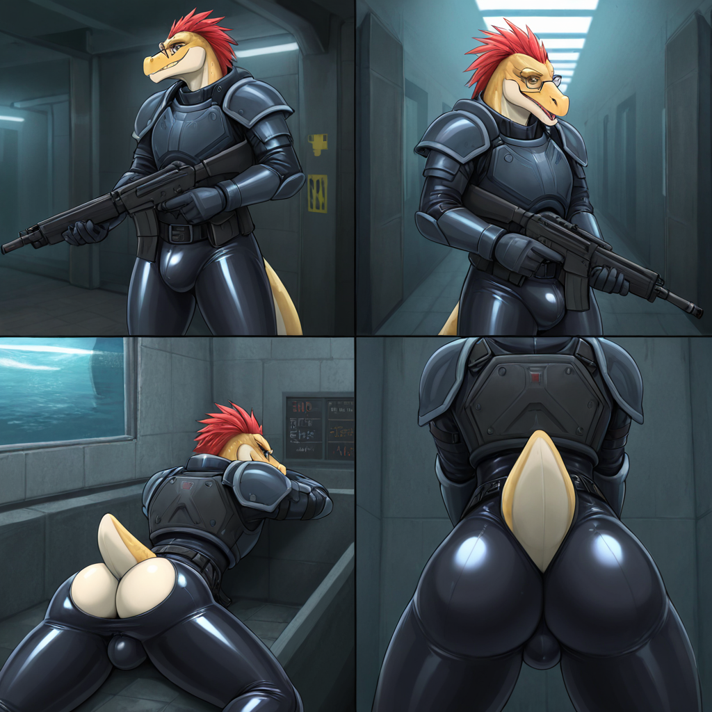 Prisoner Kig-Yar in Waterlogged Jail Cell