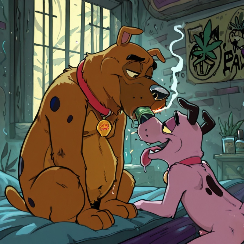 Courage the Cowardly Dog Nude Male Vore Scene Anthro
