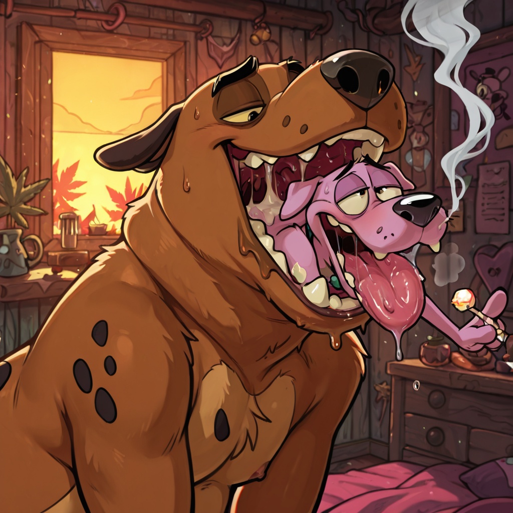 Courage the Cowardly Dog Stoned Nude Scene