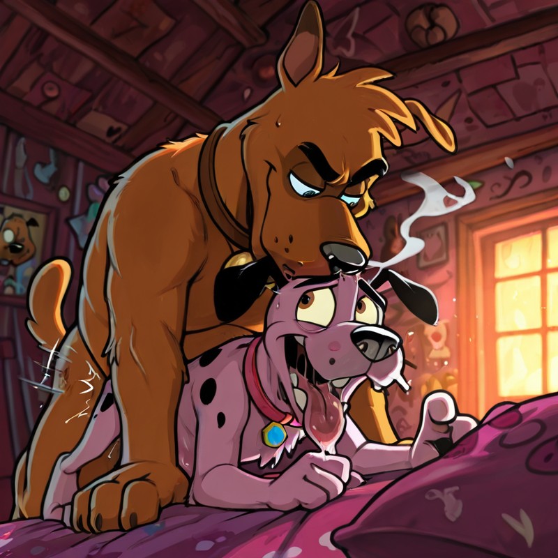 Courage the Cowardly Dog Stoner Hangout