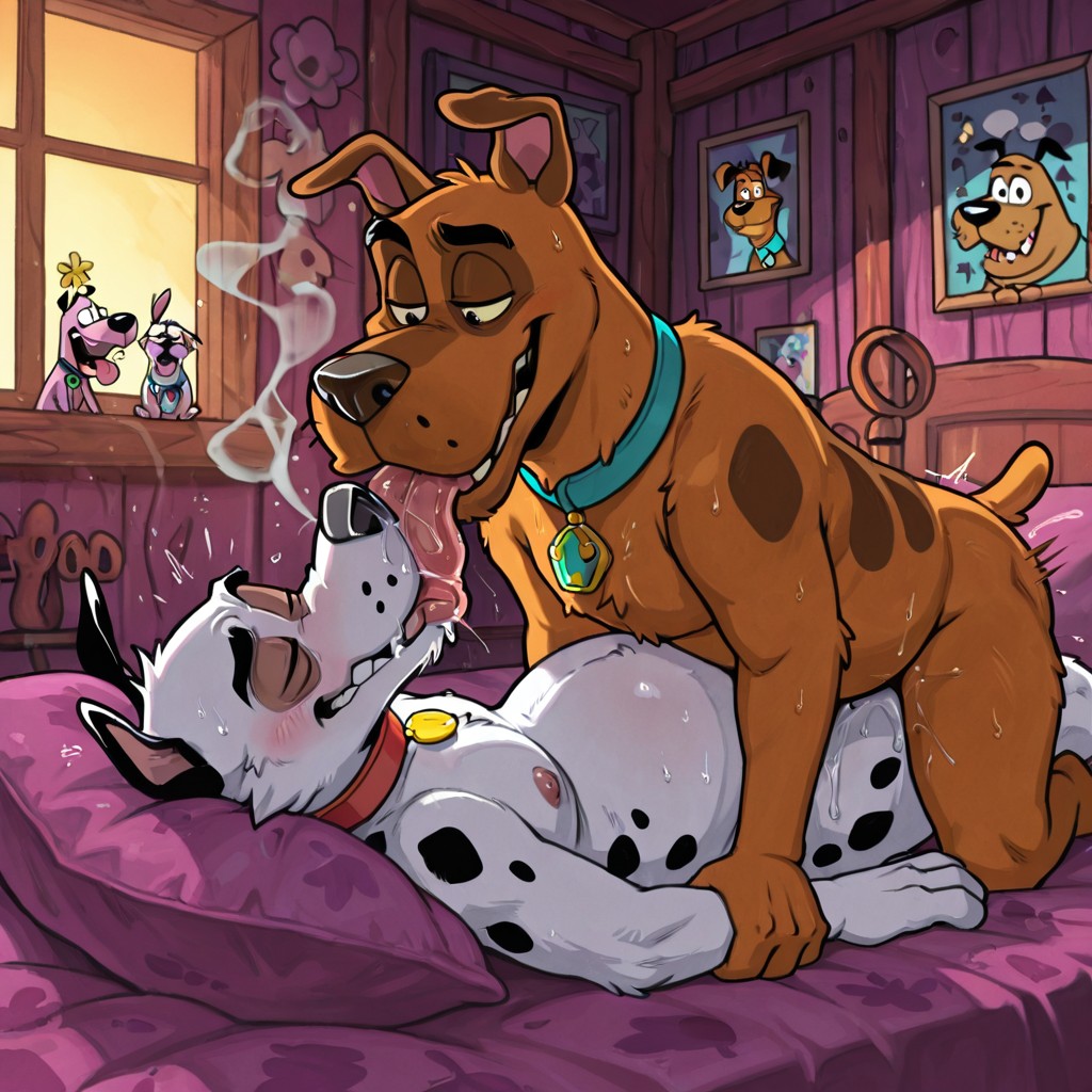 Courage the Cowardly Dog Stoner Furry Art Male