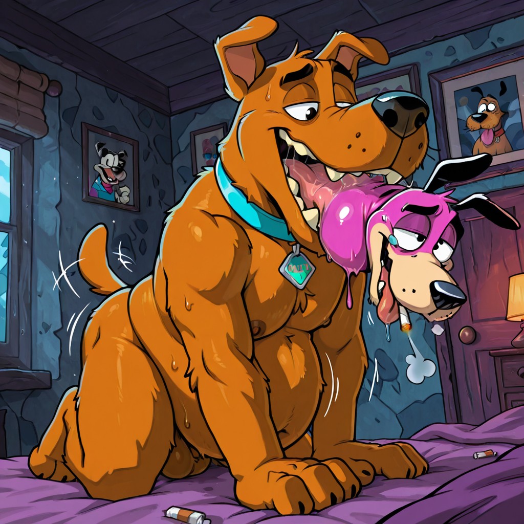 Scooby Swallows Courage Whole