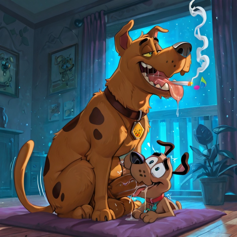 Courage the Cowardly Dog Nude Vore Scene Toony Sexy Slightly_chubby_male