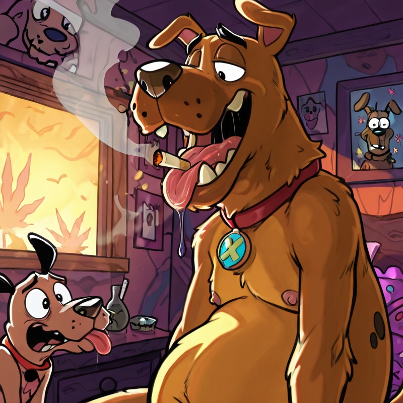 Courage the Cowardly Dog Enjoys Stoner Vore