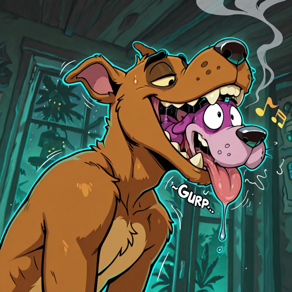 Courage the Cowardly Dog Stoner Music Video Male