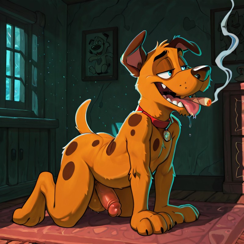 Courage the Cowardly Dog as Stoned Dalmatian